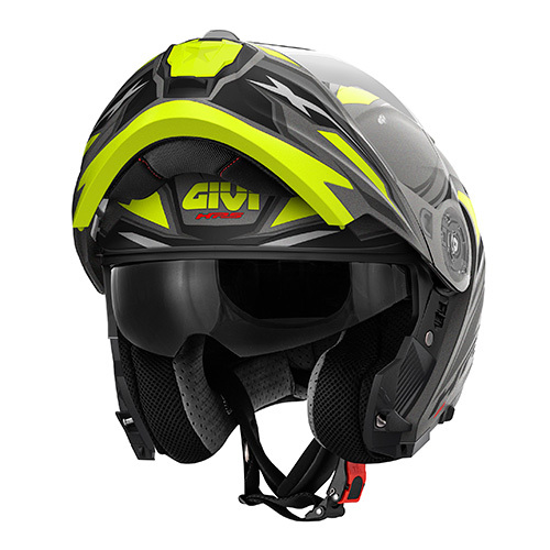 Givi X-27 Flip Up Sector Black | Yellow - Image 3