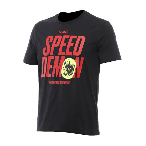 Playera Dainese Knee Down Negra