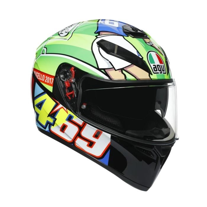 Casco AGV K3 SV  Rossi Mugello 2017