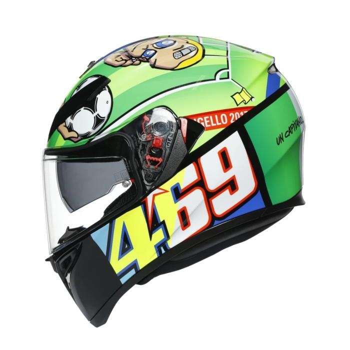 Casco AGV K3 SV Rossi Mugello 2017 - Image 6